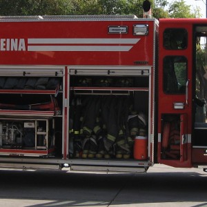 Portaescalas Q-6 Cuerpo de Bomberos de Ñuñoa