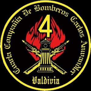 Escudo de la Cuarta Compañía de Bomberos "Carlos Anwandter" de Valdivia