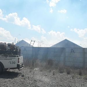 primer ataque a incendio estructural por brigada de conaf