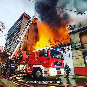 Mecánica M8 de Bomberos Santiago