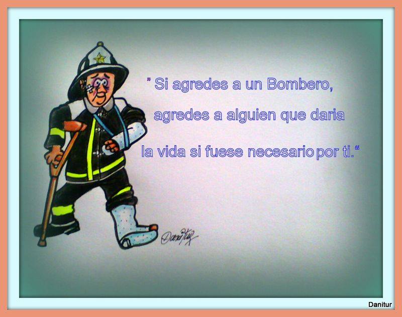 ¡NO MÁS AGRESIONES A BOMBEROS!