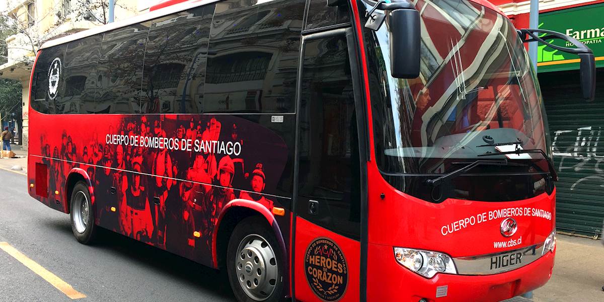 Bus Institucional Cuerpo de Bomberos de Santiago