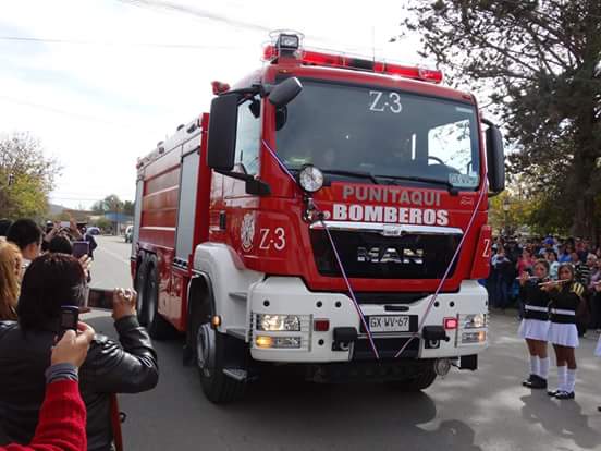 Carro Aljibes 3 Compañia de Cuerpo de Bomberos de Punitaqui