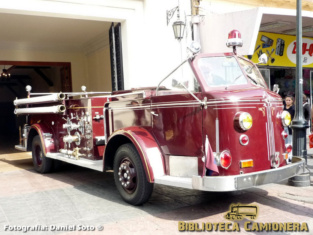 El mas hermoso carro de Bomberos de Chile