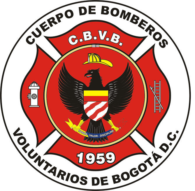 escudo del Cuerpo de Bomberos Voluntarios de Bogota D.C.-Colombia