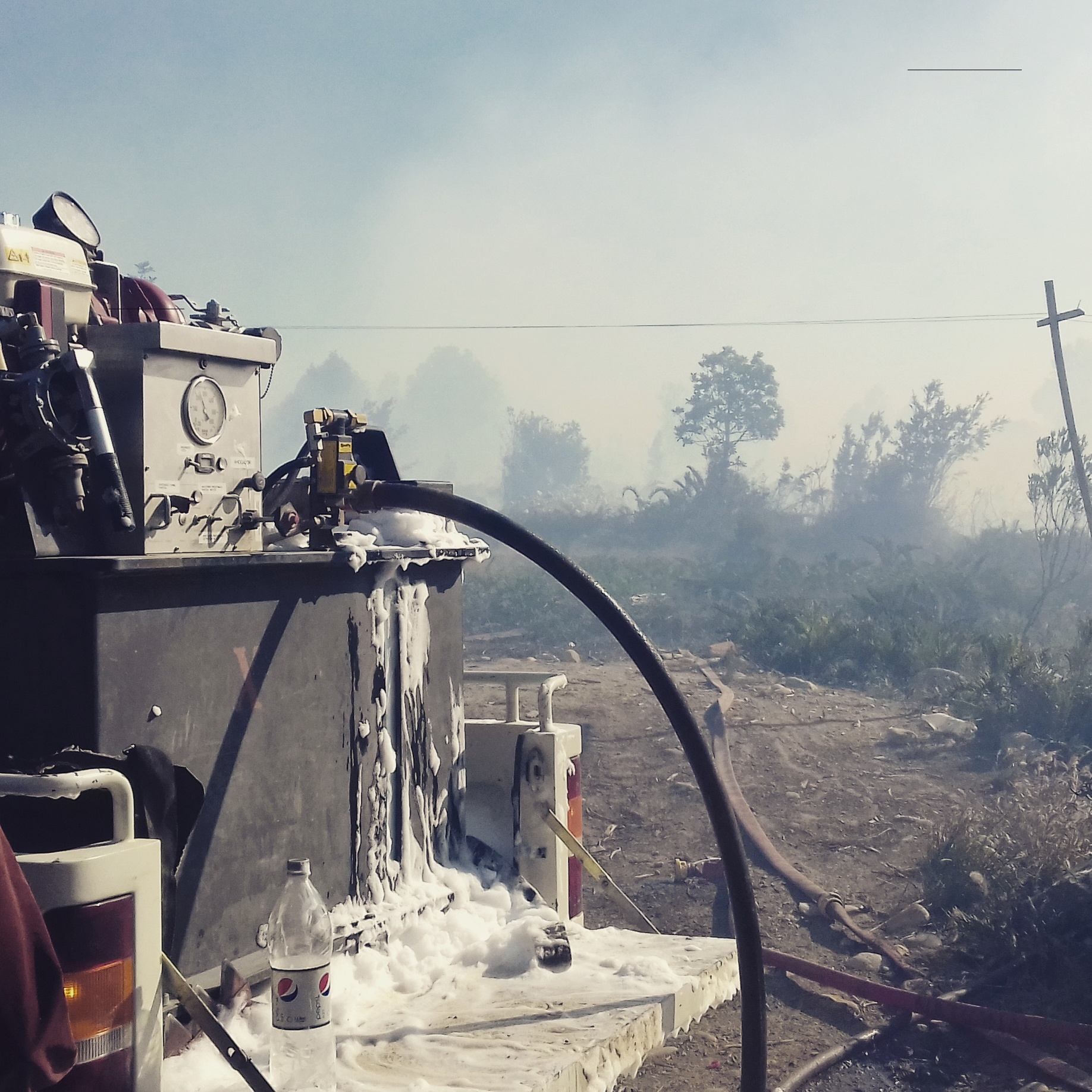 incendio forestal la colonia