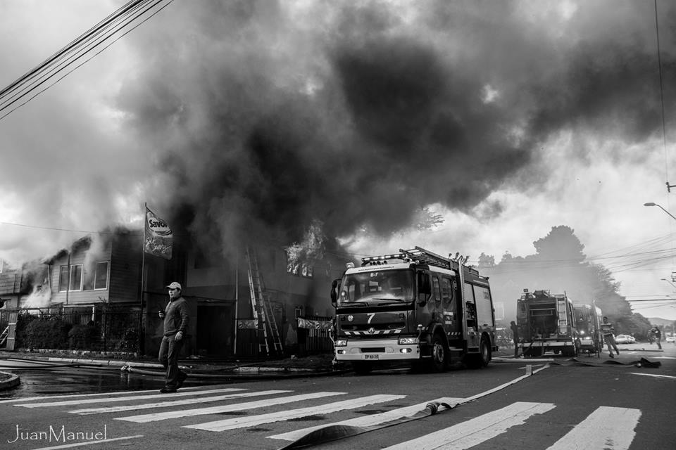 Incendio Puerto Montt Egaña