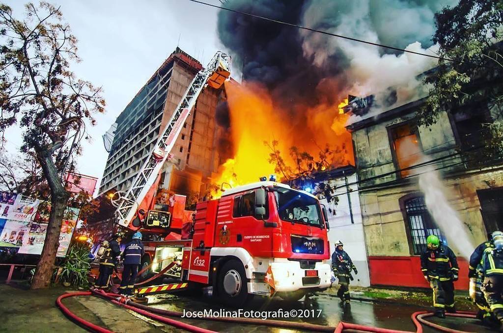 Mecánica M8 de Bomberos Santiago