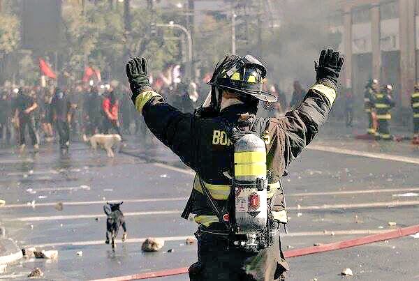 No + Agresiones a Bomberos