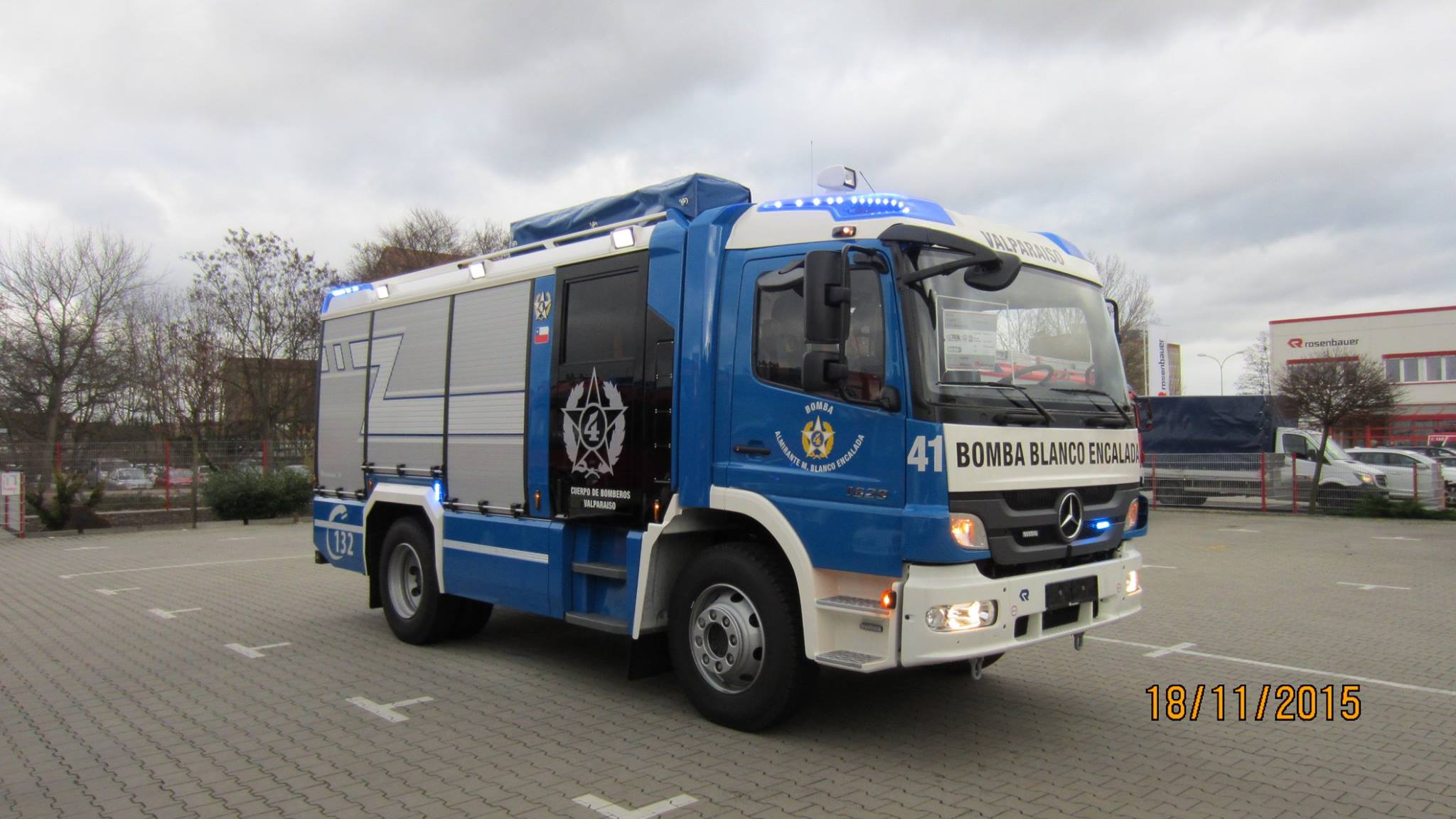 Rosenbauer AT 4ta Compañía de Bomberos de Valparaíso "Blanco Encalada"