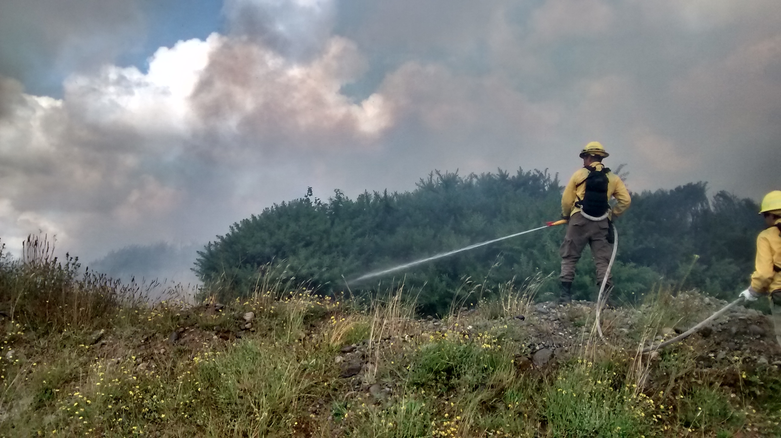 trabajo con equipo de agua